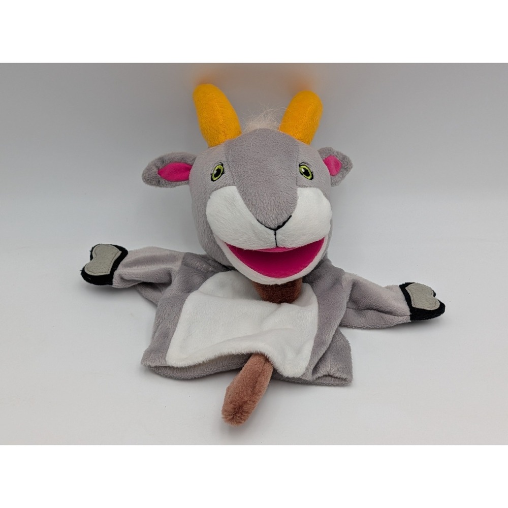 Lakeshore Goat Hand Puppet Plush Stuffed Animal Toy